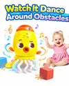 Dancing Octopus | Rotating LED Sensory Toy for Babies 0-12 Months | The HAHA Toys