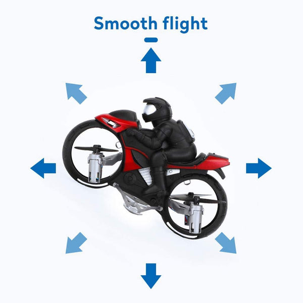 Flying Motorcycle Drone | Hand-Sensing RC Flying Toy for Kids 3+ | The HAHA Toys