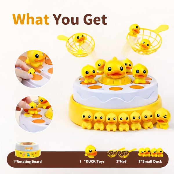 Bouncing Duck Carousel | Rotating Musical Sensory Toy for Babies 6-24 Months | The HAHA Toys