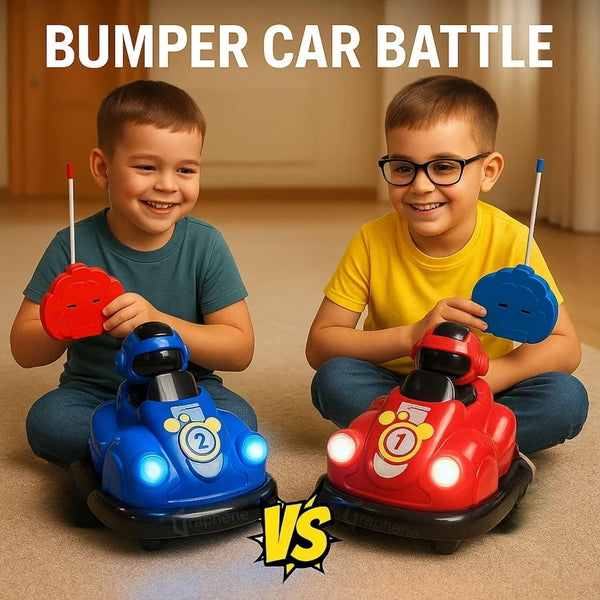Remote Control Battery Bumper Car | Screen-Free RC Toy for Toddlers 2+ | The HAHA Toys