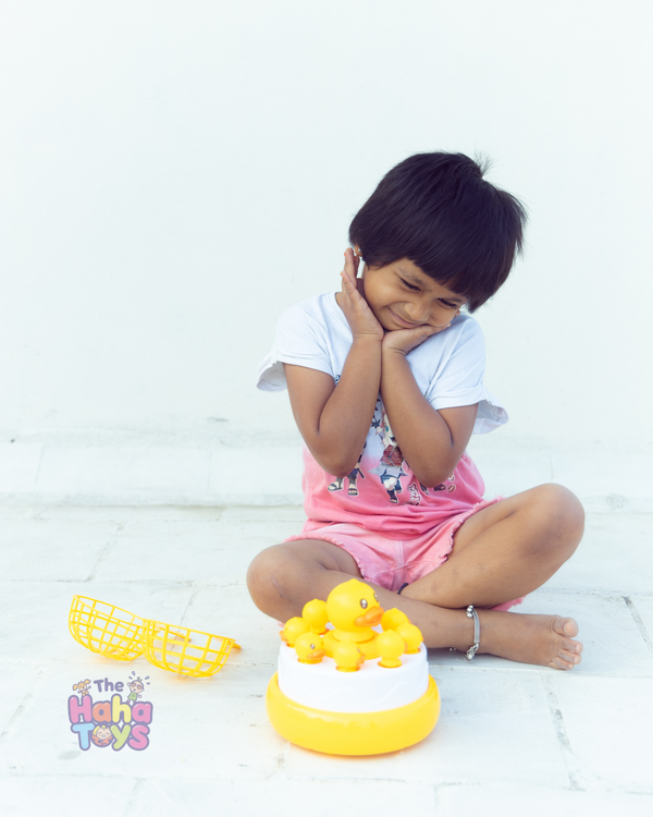 Bouncing Duck Carousel | Rotating Musical Sensory Toy for Babies 6-24 Months | The HAHA Toys