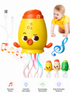 Dancing Octopus | Rotating LED Sensory Toy for Babies 0-12 Months | The HAHA Toys