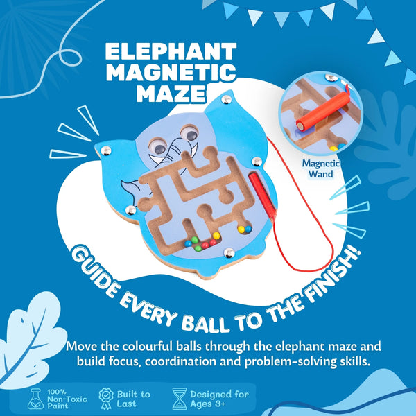 ELEPHANT MAGNETIC MAZE