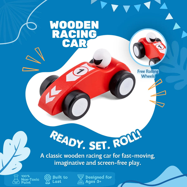WOODEN RACING CAR