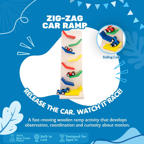 ZIG ZAG CAR RAMP
