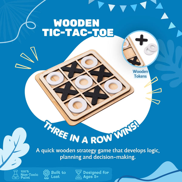 WOODEN TIC TAC TOE