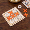 COLOURFULL WOODEN TIC TAC TOE