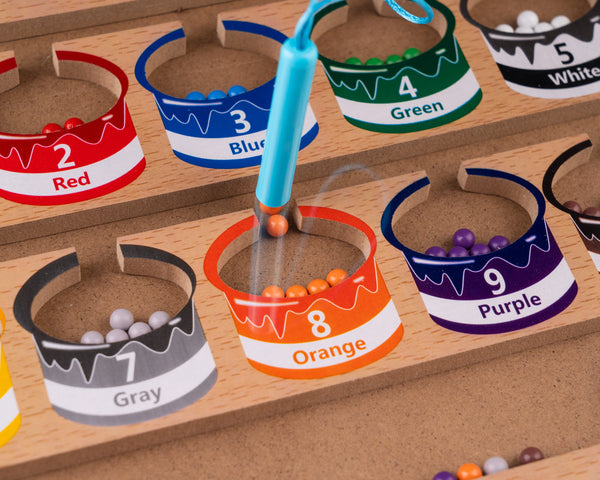 MAGNETIC COLOUR & COUNTING MAZE