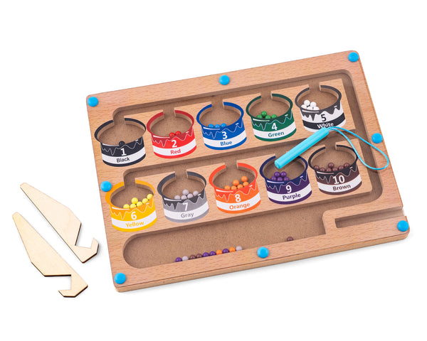 MAGNETIC COLOUR & COUNTING MAZE