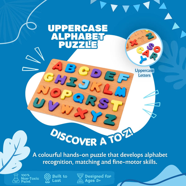 UPPERCASE ALPHABET PUZZLE