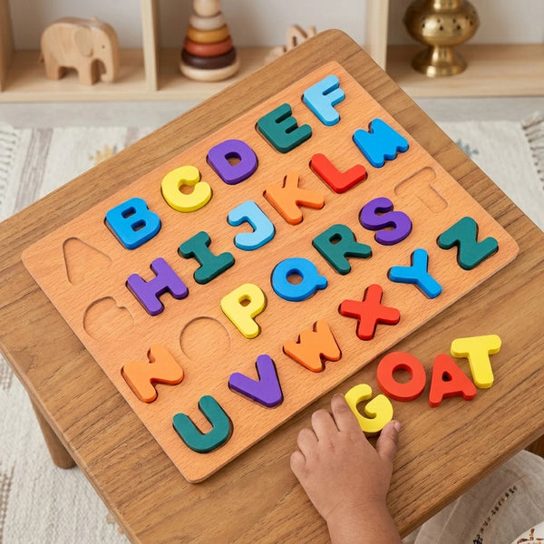 UPPERCASE ALPHABET PUZZLE